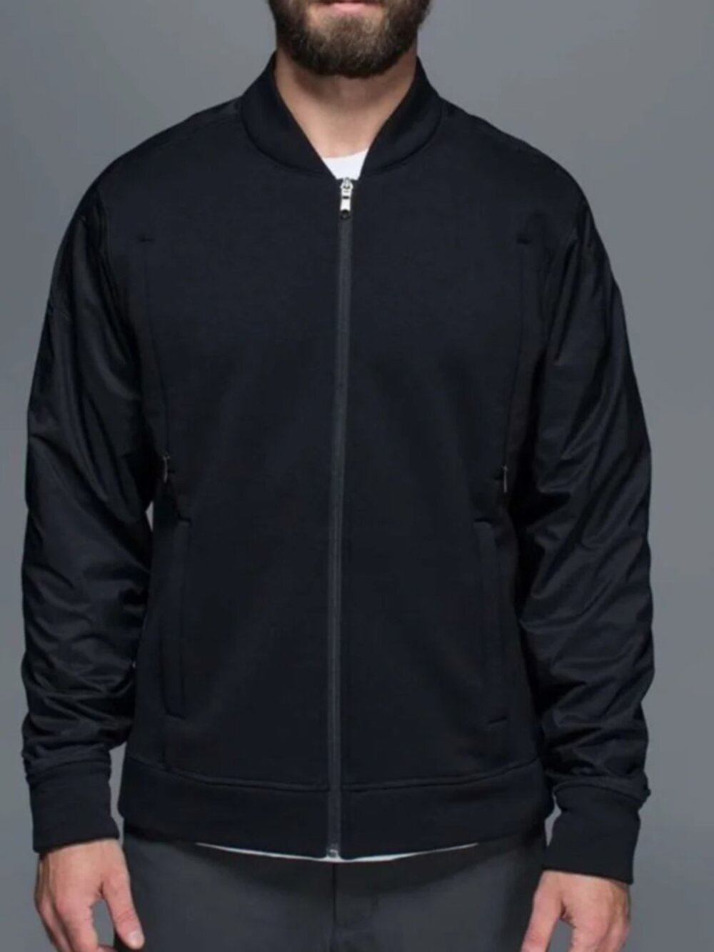 Lululemon revolution bomber Men's Black Bomber jacket sz Medium
